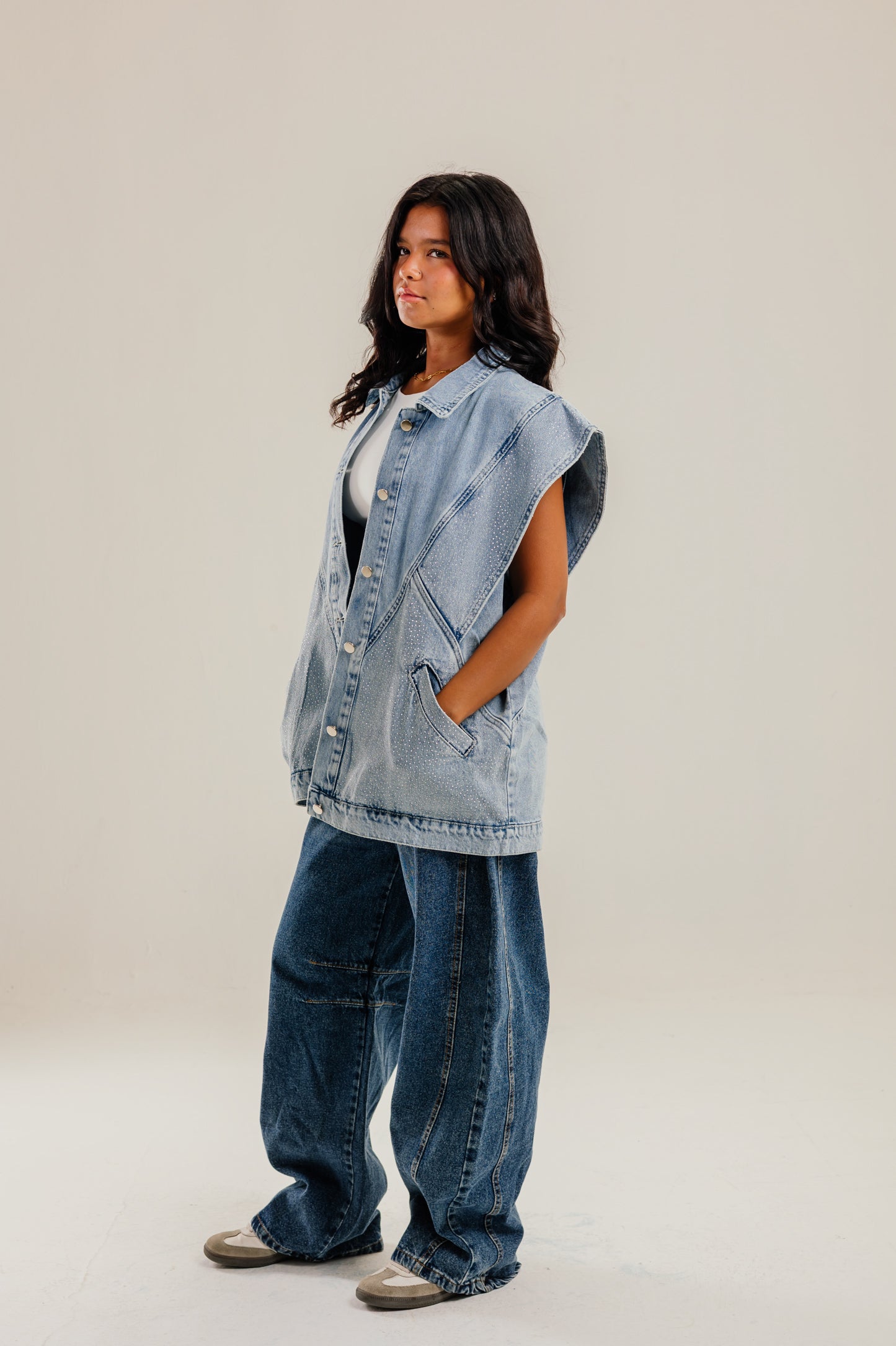Glitra Vest Blue - AB ESSENTIALS
