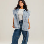 Glitra Vest Blue - AB ESSENTIALS