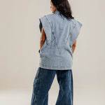 Glitra Vest Blue - AB ESSENTIALS