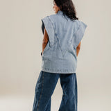Glitra Vest Blue - AB ESSENTIALS