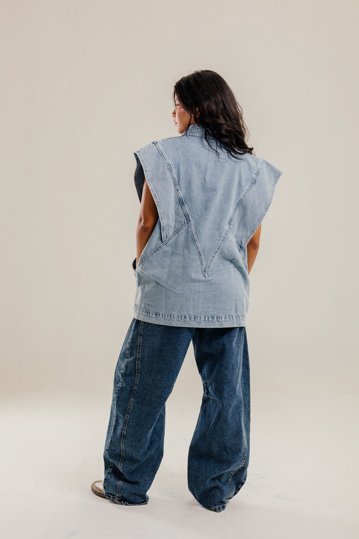 Glitra Vest Blue - AB ESSENTIALS
