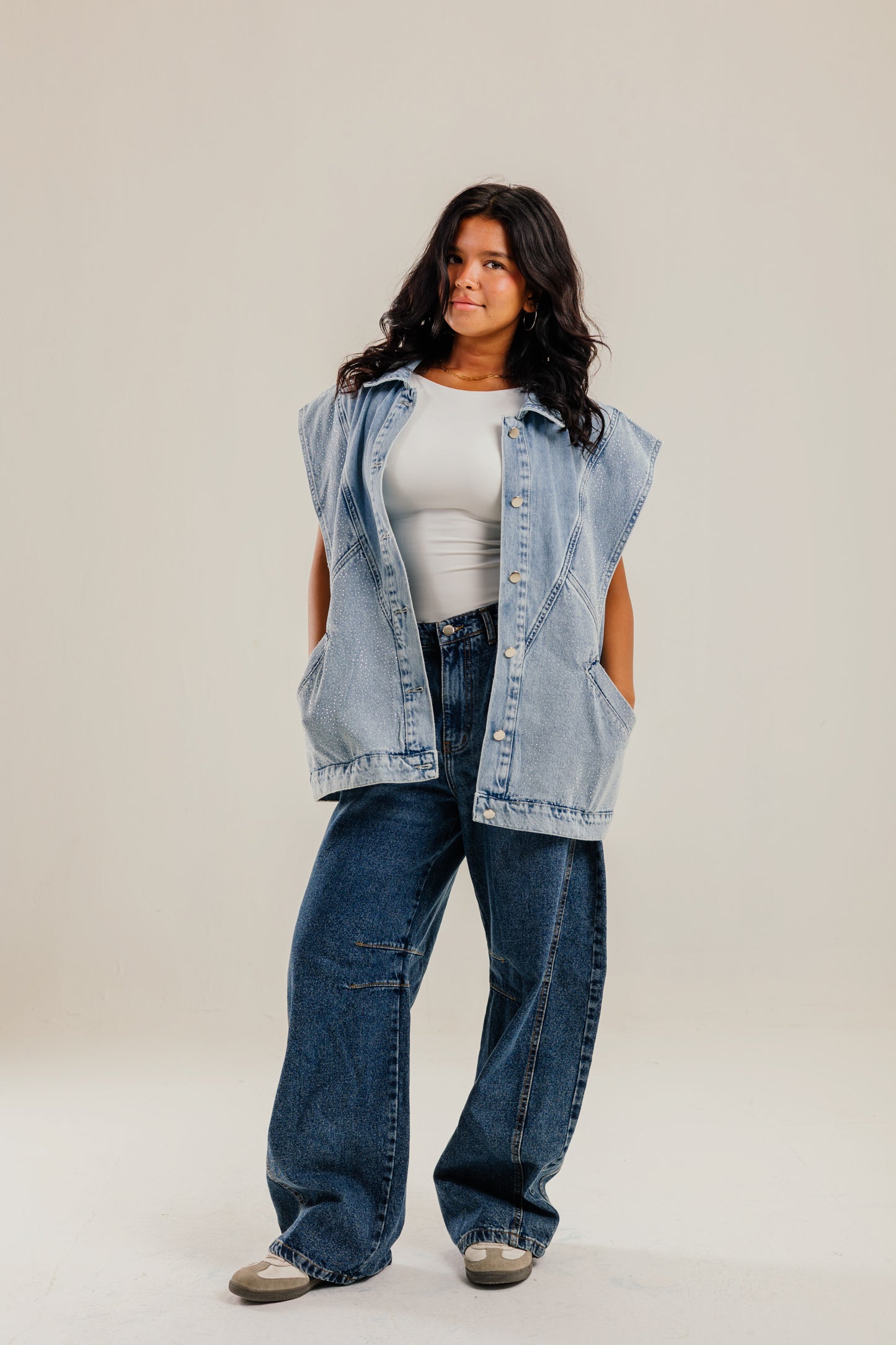 Glitra Vest Blue - AB ESSENTIALS