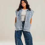 Glitra Vest Blue - AB ESSENTIALS