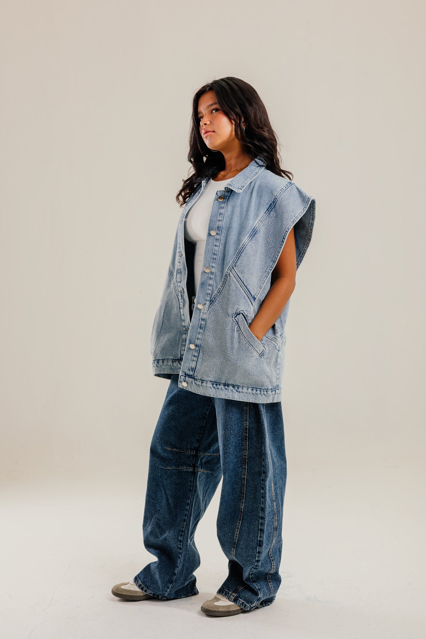 Glitra Vest Blue - AB ESSENTIALS