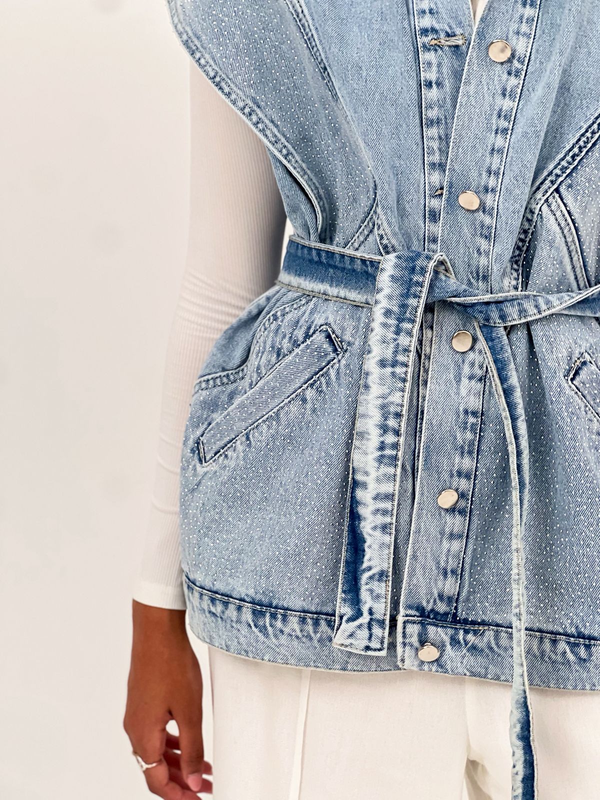 Glitra Vest Blue - AB ESSENTIALS