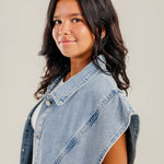 Glitra Vest Blue - AB ESSENTIALS