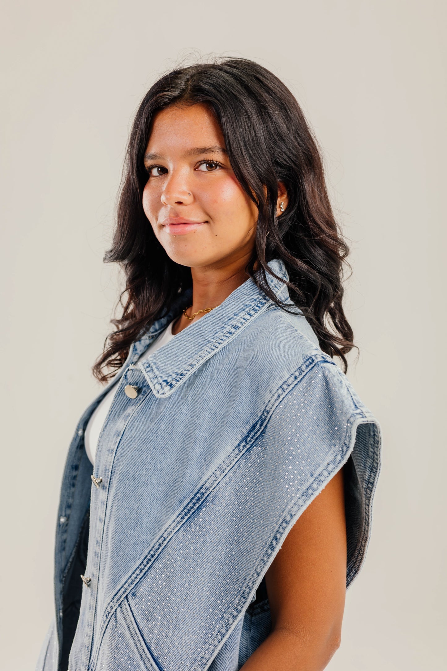 Glitra Vest Blue - AB ESSENTIALS