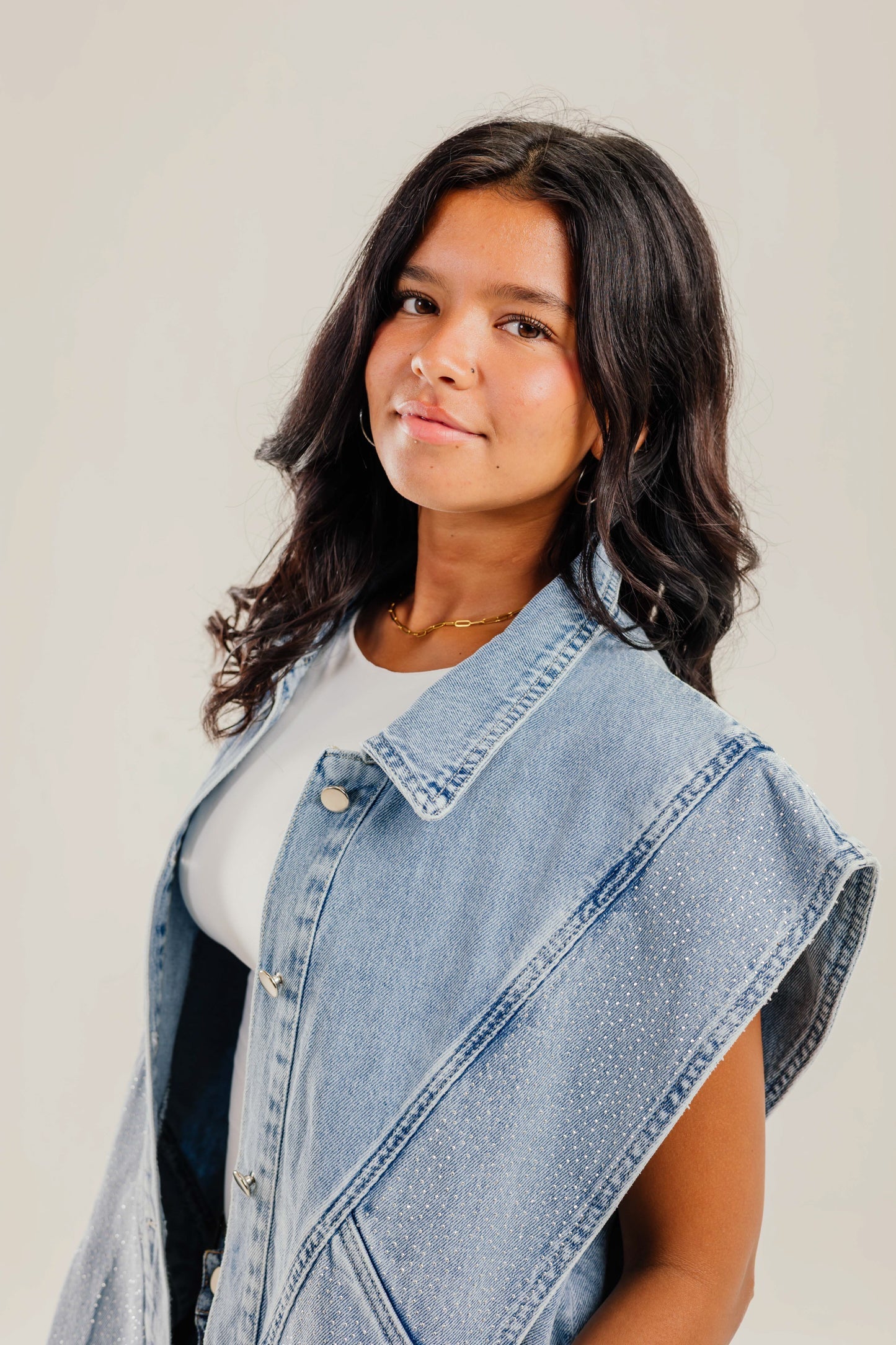 Glitra Vest Blue - AB ESSENTIALS