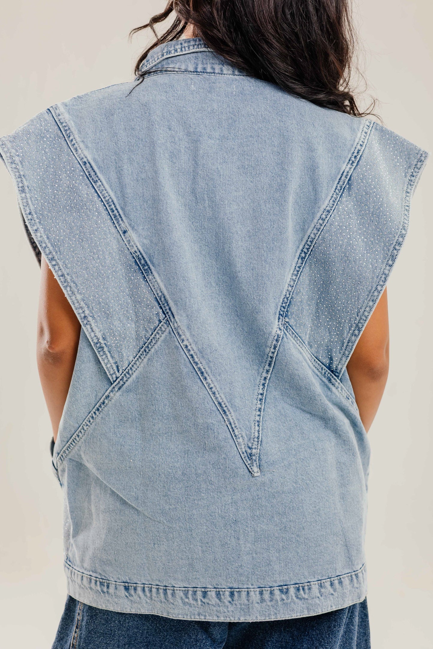 Glitra Vest Blue - AB ESSENTIALS