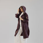 Glitter Cardigan Burgundy - AB ESSENTIALS