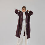 Glitter Cardigan Burgundy - AB ESSENTIALS