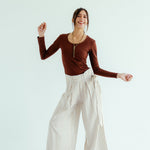 Golden Hour Pants Off White - AB ESSENTIALS