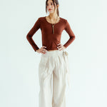 Golden Hour Pants Off White - AB ESSENTIALS
