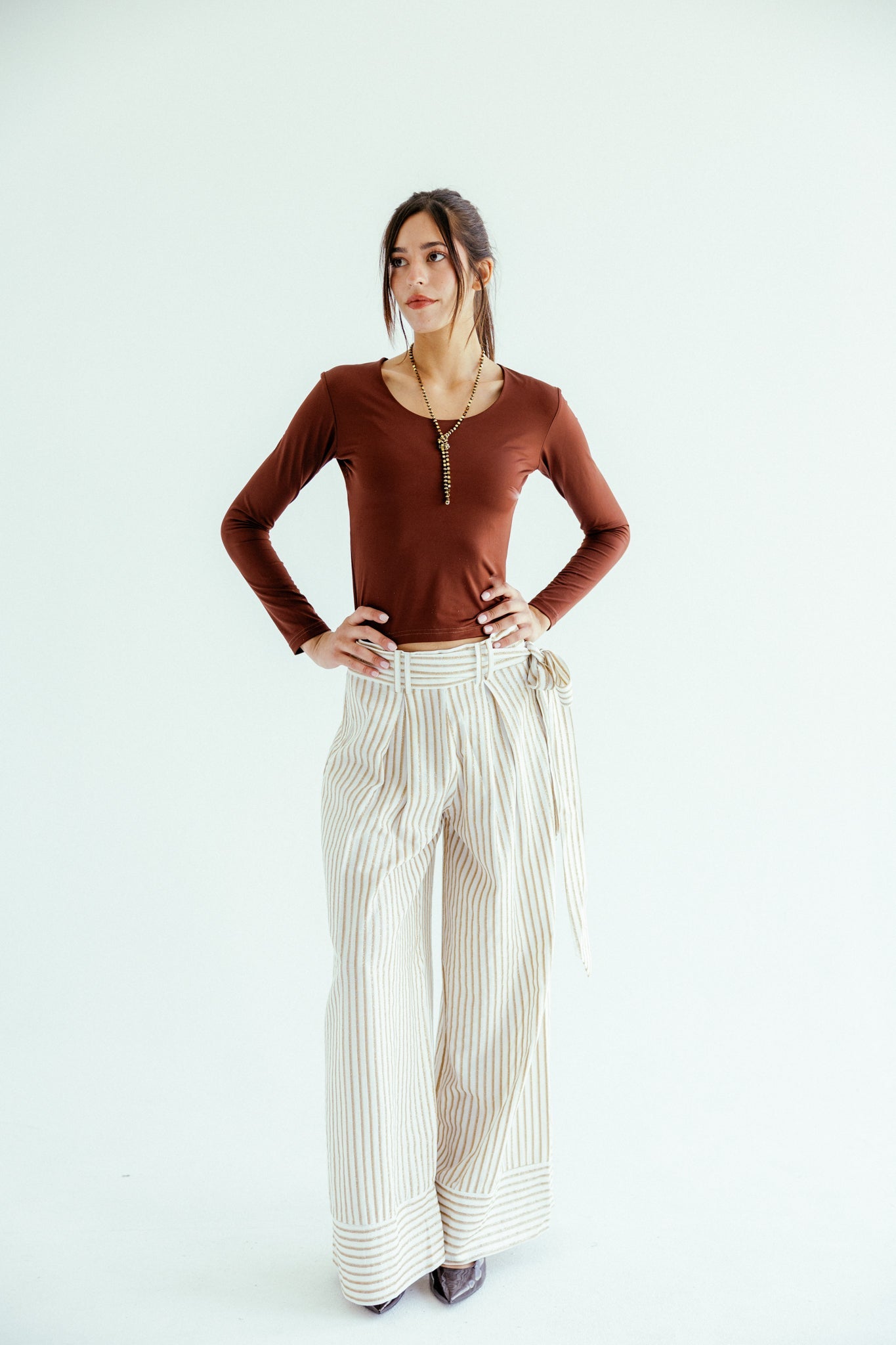 Golden Hour Pants Off White - AB ESSENTIALS