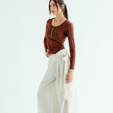 Golden Hour Pants Off White - AB ESSENTIALS