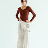 Golden Hour Pants Off White - AB ESSENTIALS