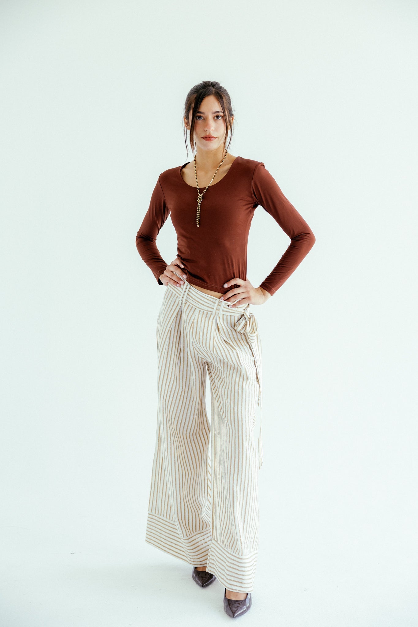 Golden Hour Pants Off White - AB ESSENTIALS