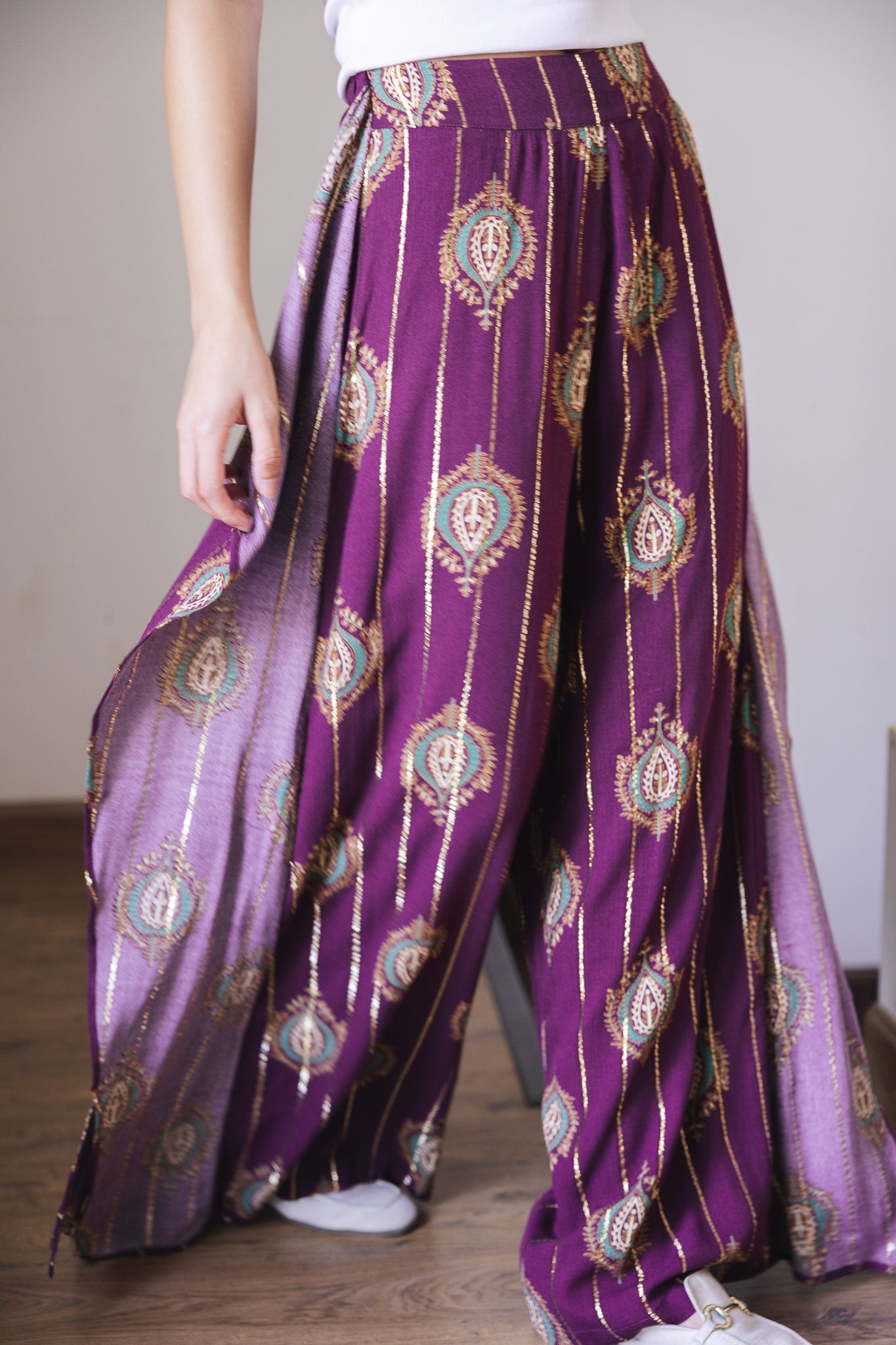 Indiano Beach Pants Burgundy - AB ESSENTIALS