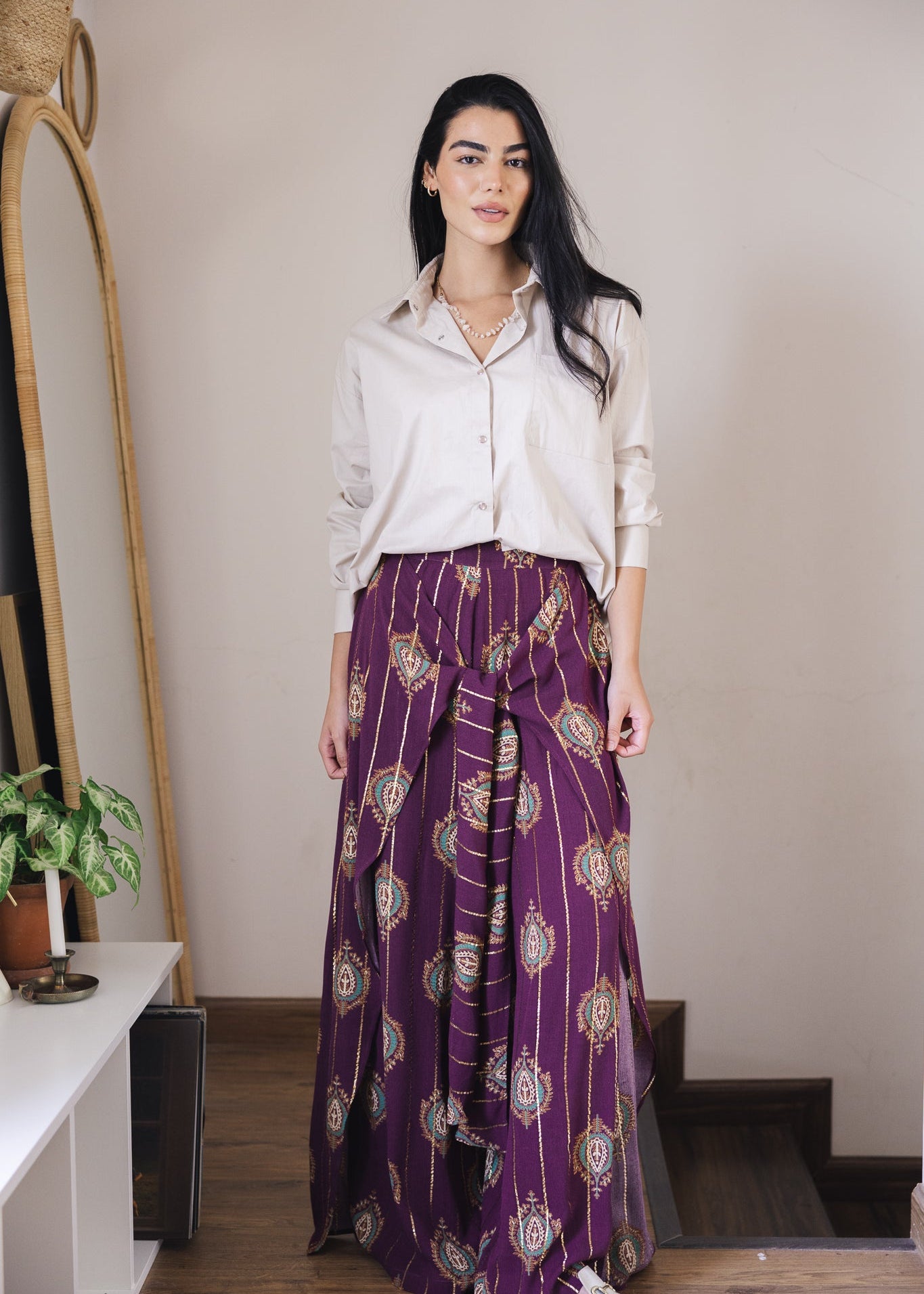 Indiano Beach Pants Burgundy - AB ESSENTIALS