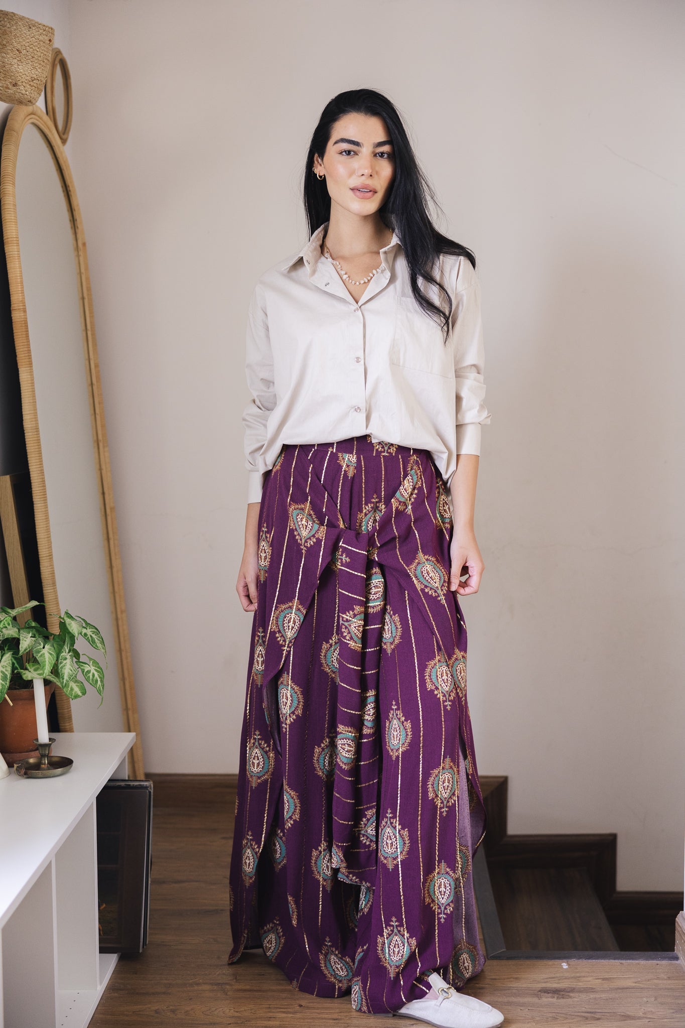 Indiano Beach Pants Burgundy - AB ESSENTIALS