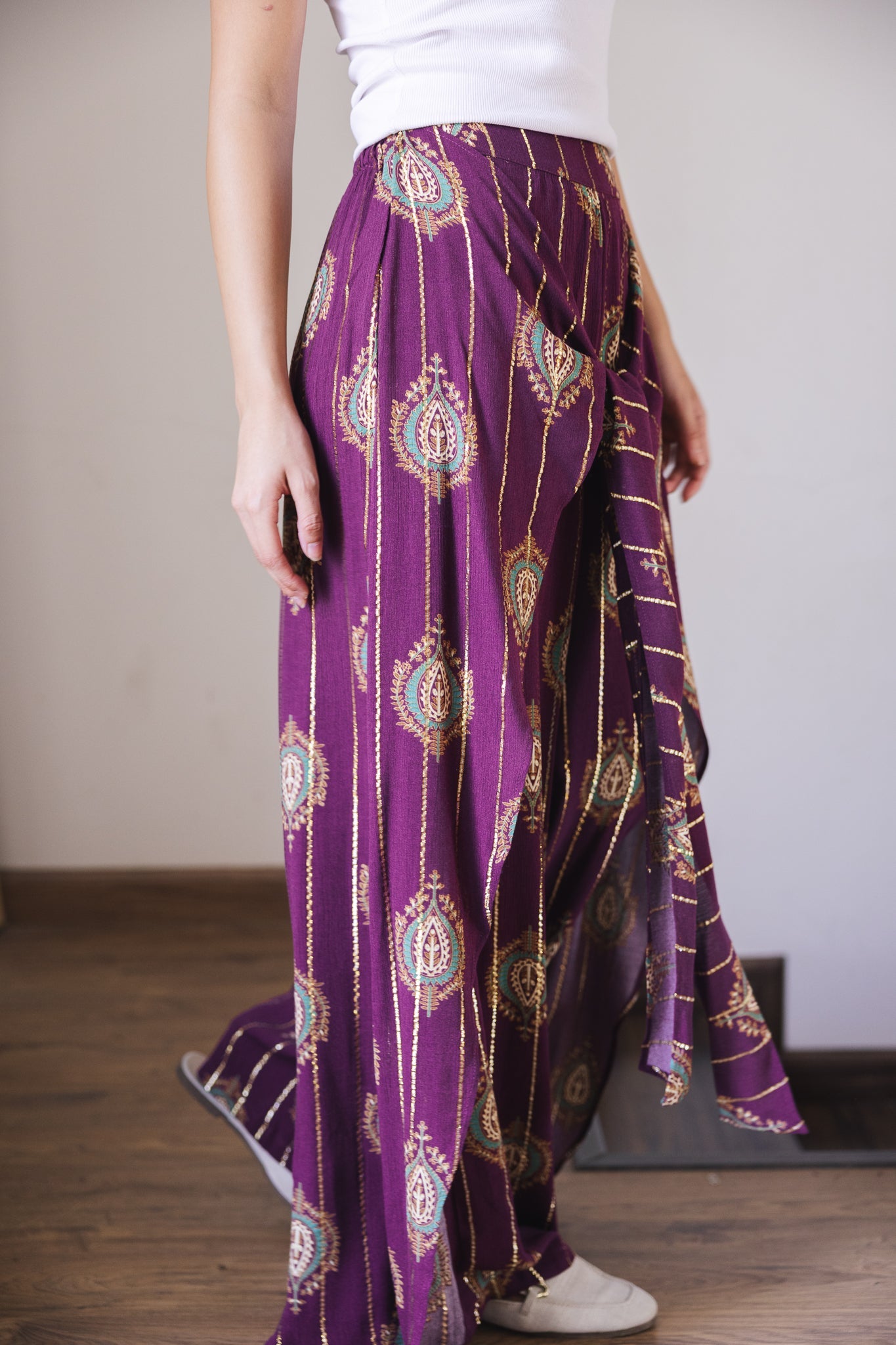 Indiano Beach Pants Burgundy - AB ESSENTIALS