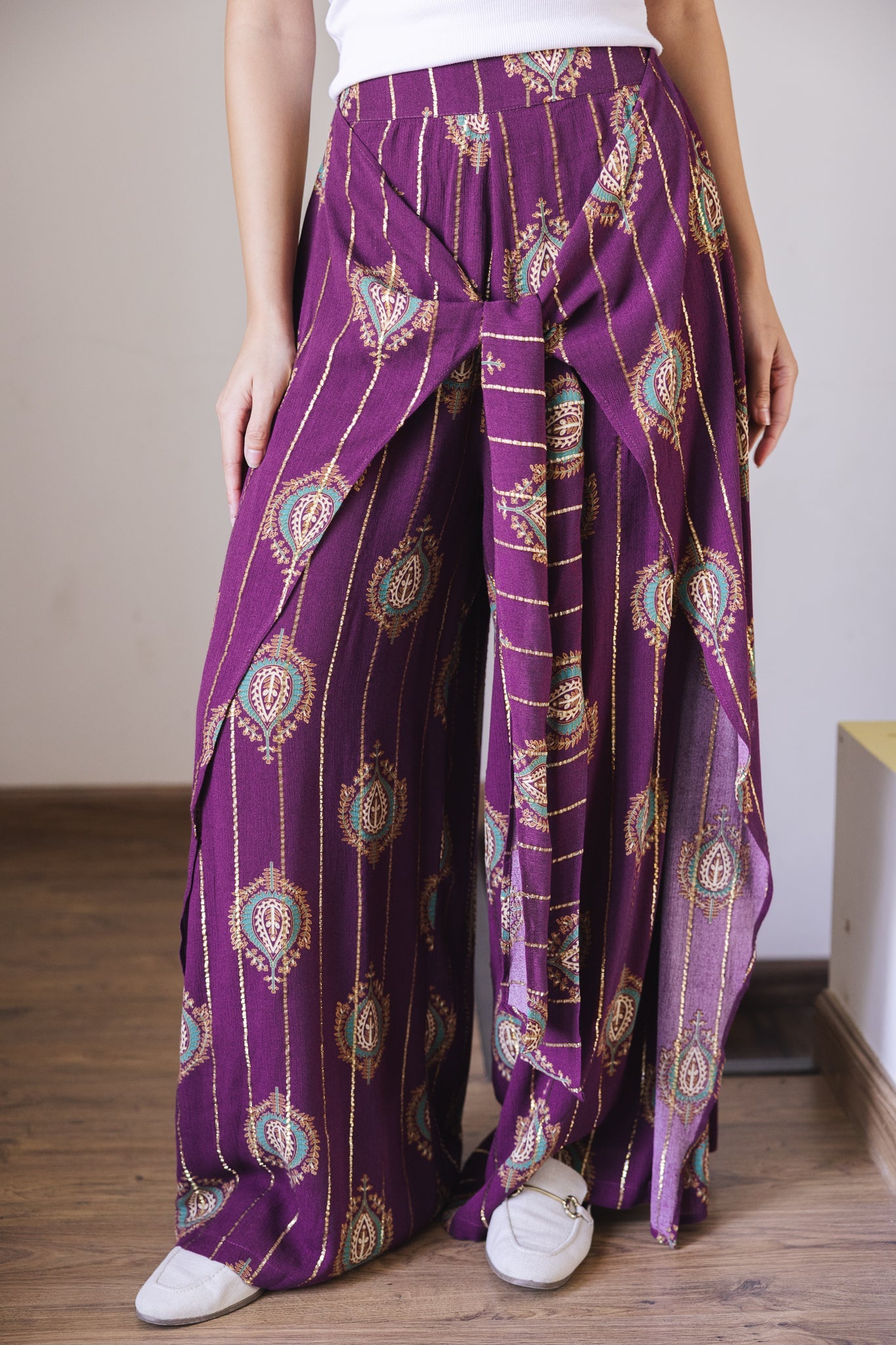 Indiano Beach Pants Burgundy - AB ESSENTIALS