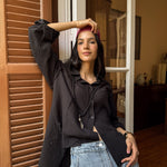 Lagoon Shirt Black - AB ESSENTIALS