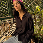 Lagoon Shirt Black - AB ESSENTIALS