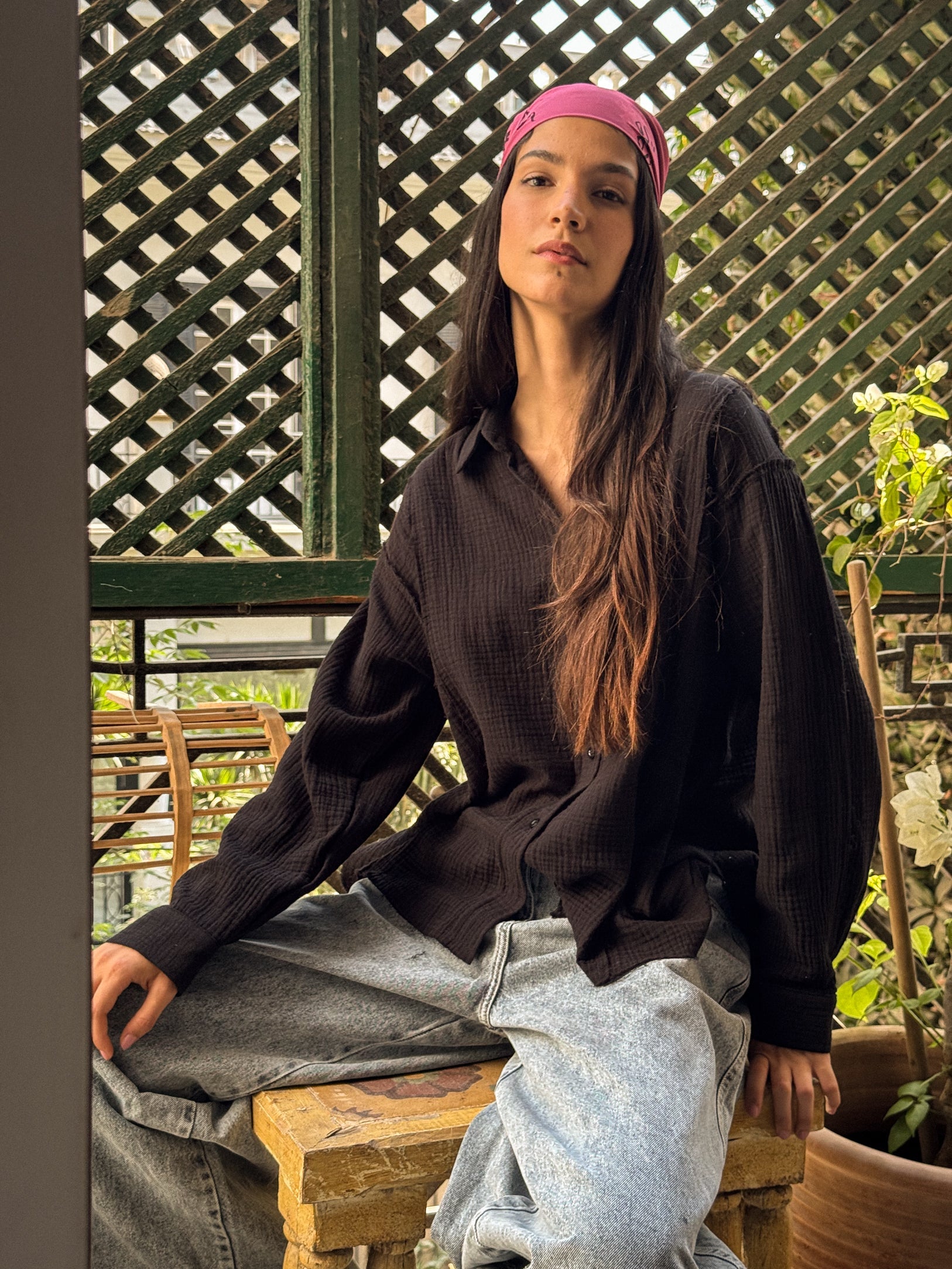 Lagoon Shirt Black - AB ESSENTIALS