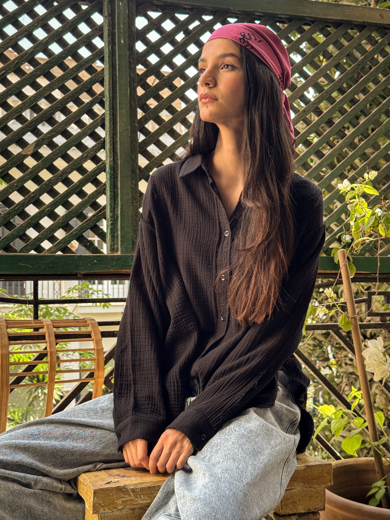 Lagoon Shirt Black - AB ESSENTIALS