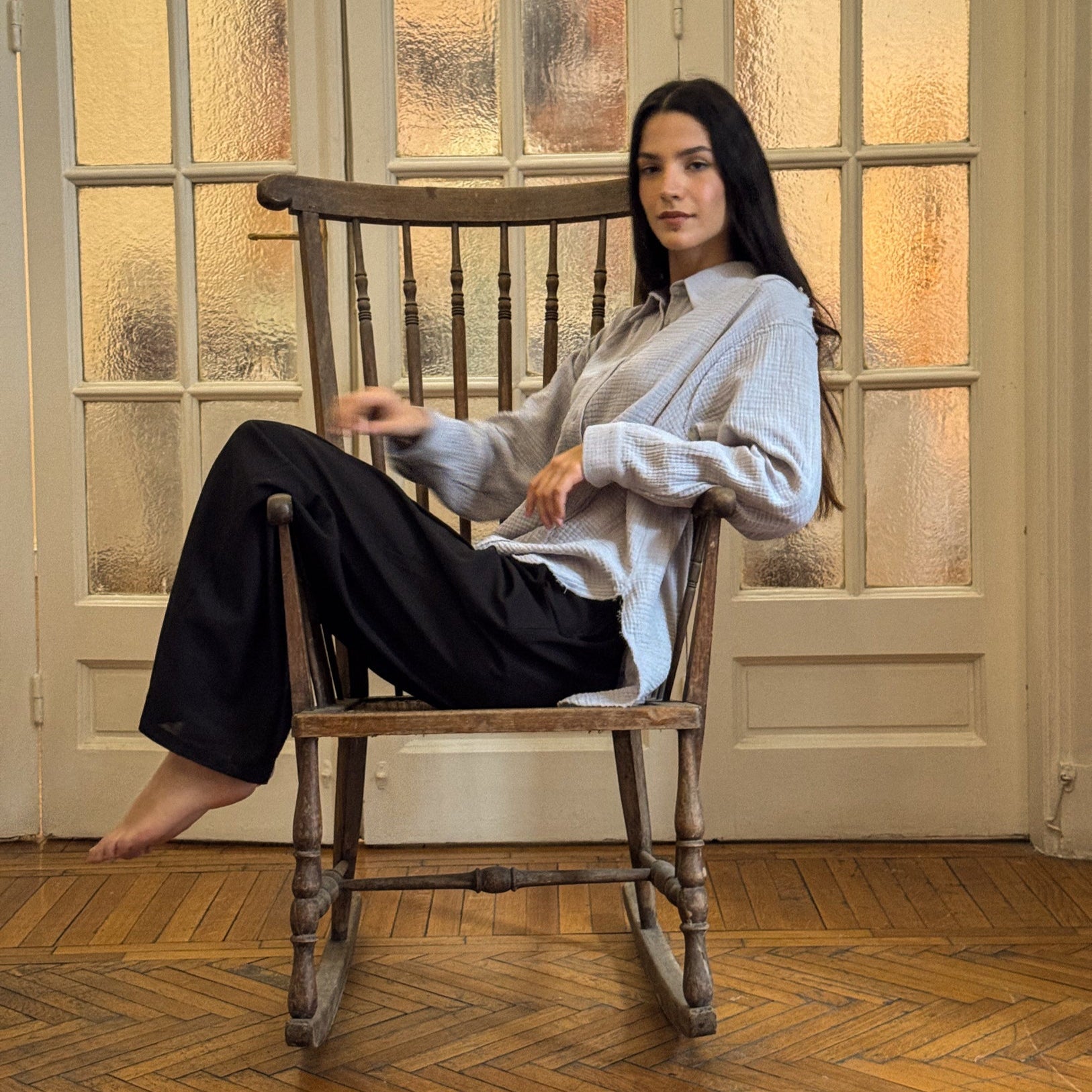 Lagoon Shirt Grey - AB ESSENTIALS