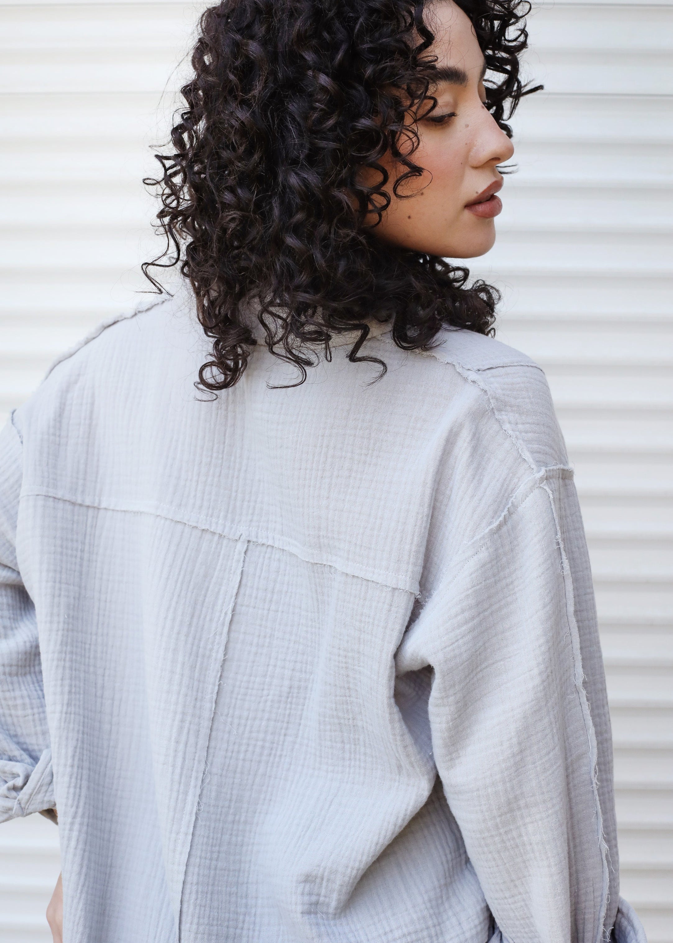 Lagoon Shirt Grey - AB ESSENTIALS