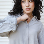 Lagoon Shirt Grey - AB ESSENTIALS