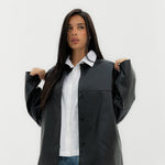 Leather Jacket Black - AB ESSENTIALS