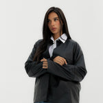 Leather Jacket Black - AB ESSENTIALS