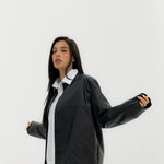 Leather Jacket Black - AB ESSENTIALS