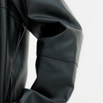 Leather Jacket Black - AB ESSENTIALS