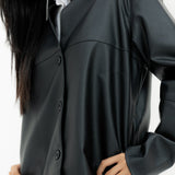 Leather Jacket Black - AB ESSENTIALS