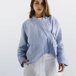 Linen Air Top Baby Blue - AB ESSENTIALS