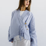 Linen Air Top Baby Blue - AB ESSENTIALS