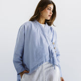 Linen Air Top Baby Blue - AB ESSENTIALS