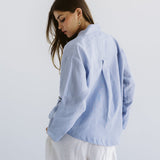 Linen Air Top Baby Blue - AB ESSENTIALS