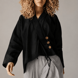 Linen Air Top Black - AB ESSENTIALS