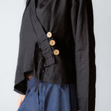Linen Air Top Black - AB ESSENTIALS