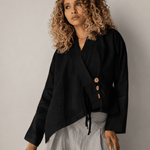 Linen Air Top Black - AB ESSENTIALS