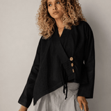 Linen Air Top Black - AB ESSENTIALS