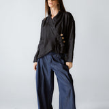 Linen Air Top Black - AB ESSENTIALS