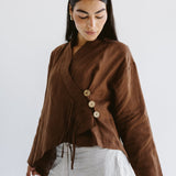 Linen Air Top Brown - AB ESSENTIALS