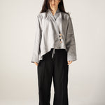 Linen Air Top Grey - AB ESSENTIALS