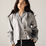 Linen Air Top Grey - AB ESSENTIALS